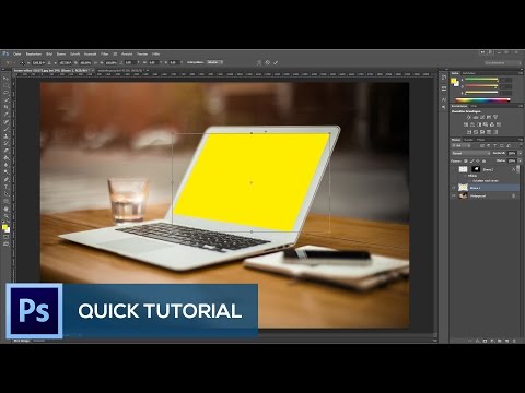 Photoshop: Bild in Bild / Fläche / Objekt perspektivisch einfügen