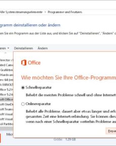 Office richtig reparieren