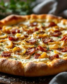 Flammkuchen aus dem Airfryer: Knusprig in nur 10 Minuten