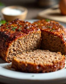 Hackbraten aus dem Airfryer wird außen kross und innen saftig-zart