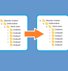 Ordnerstruktur ohne Inhalte kopieren