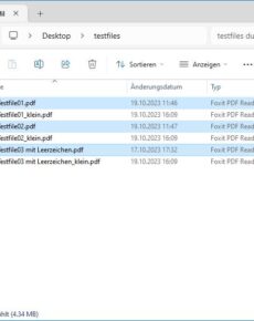 Mit GhostScript mehrere PDFs automatisch per Batch-Datei verkleinern