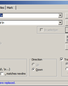 Wie füge ich am Ende jeder Zeile in Notepad ++ ein Komme oder eine Zahl hinzu?