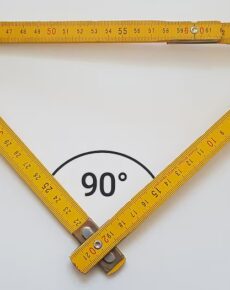 Warum jeder Heimwerker die 3-4-5-Regel mit dem Zollstock kennen sollte