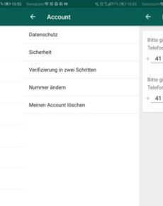 WhatsApp für Android: Nummer wechseln, Nachrichten behalten
