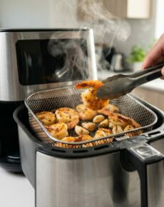 Knoblauch-Garnelen aus dem Airfryer