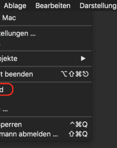 Mac Ruhezustand aktivieren