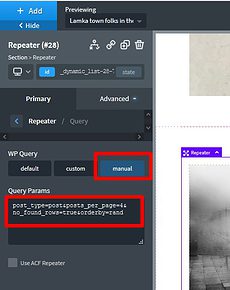 Using ‚Manual‘ option in Repeater/Easy Posts in Oxygen Builder | Random/Dynamic Post Display