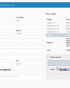 OXYGEN – 2-spaltiger Woocommerce Checkout