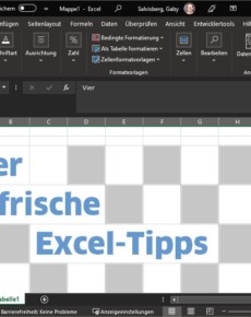 Vier kleine Excel-Tipps