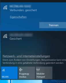 Reihenfolge der WLAN Netze festlegen unter Windows 10 / WLAN-Priorität bei Windows 10 ändern