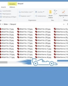 Windows Explorer: Pfeilschnell zum Dateilisten-Ende