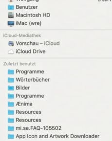 Mehr zuletzt benutzte Ordner am Mac anzeigen