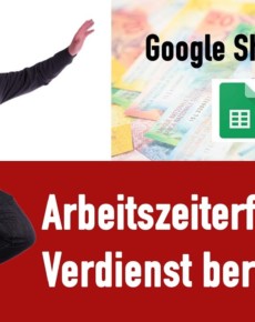 Arbeitszeiterfassung inkls Abrechnung erstellen (Google Sheet Anleitung)