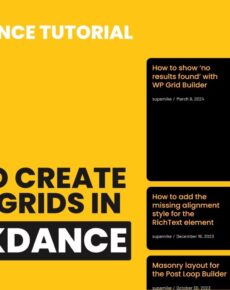 Breakdance: ungleichmäßige Grids für DIVs, Post-List (Archive) oder Gallery