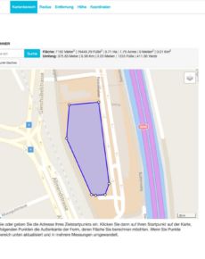 CalcMaps – Google Maps Karten messen und vermessen