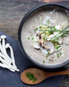 Champignon-Lauch-Suppe