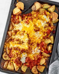 Chili con Carne vom Blech