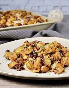 Cowboy-Platte auf dem Ofenzauberer