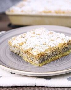 Käse-Mohn-Kuchen mit Zimtstreuseln im Ofenzauberer