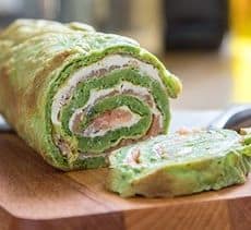 Gabys köstliche Lachs-Spinat-Rolle