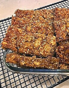 Knusper-Müsliriegel auf dem Ofenzauberer von Pampered Chef