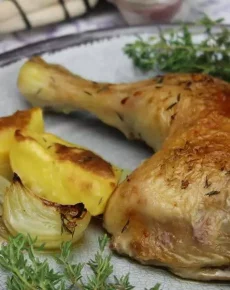 Zitronenhähnchen griechischer Art