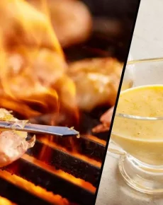 Gegrillte Garnelen mit Aioli