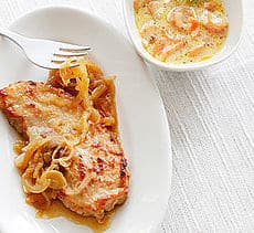 Zwiebelfleisch alla mamma mit Karotten