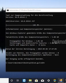 DISM-Gui – Kleiner Helfer für DISM-Befehle, sfc und Cab-Install für Windows 10 und 11