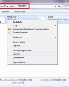 Windows Druckauftrag lässt sich nicht abbrechen oder löschen und blockiert dadurch den Drucker