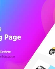 Elementor Landingpage mit sticky und coolen Design-Tricks