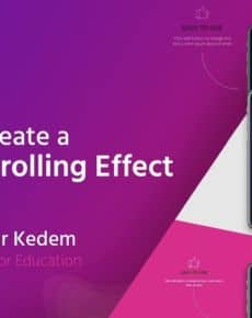 Elementor sticky scrollendes Element auf der Website