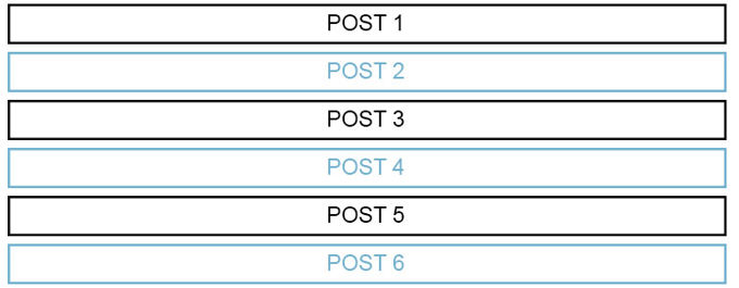 gerade und ungerade Hintergrundfarben WordPress-Nachrichten
