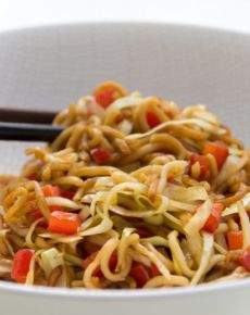 Gebratene Eiernudeln