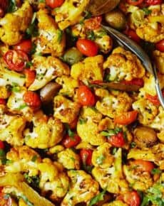 Gebratener Gewürzblumenkohl