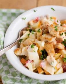 Bunter Geflügelsalat