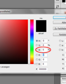 Farbkarte 50% grau in Photoshop erstellen