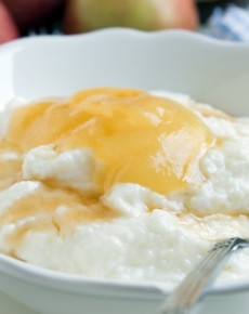 Grießbrei mit Apfelmus