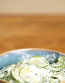 Gurkensalat mit Sahne