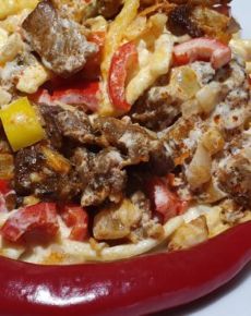 Gyros-Spätzle-Auflauf