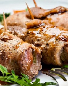 Kalbsrouladen mit Salbei