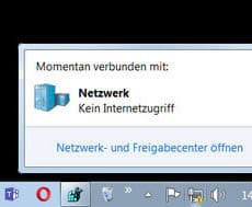Wenn Windows «denkt», es habe keinen Internetzugriff