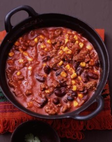 Chili con Carne aus dem Römertopf