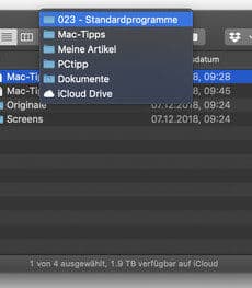 Mac-Tipp: Ordner-Pfad abrufen