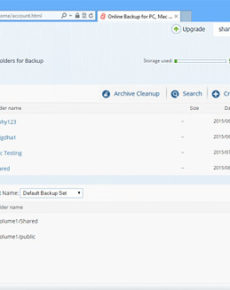 iDrive Backup unter Linux