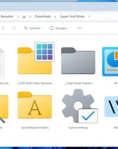 Goldener Schlüssel zum System: Windows-Tool schaltet 1.200 Einstellungen frei // SuperGodMode