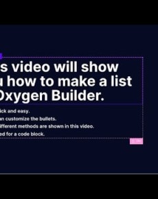 Oxygen – Aufzälung im Text erstellen ohne RichText