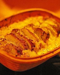 Sauerkraut-Kasseler aus dem Römertopf