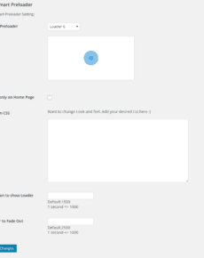 Preloader nur auf bestimmten Seiten ausführen / anzeigen